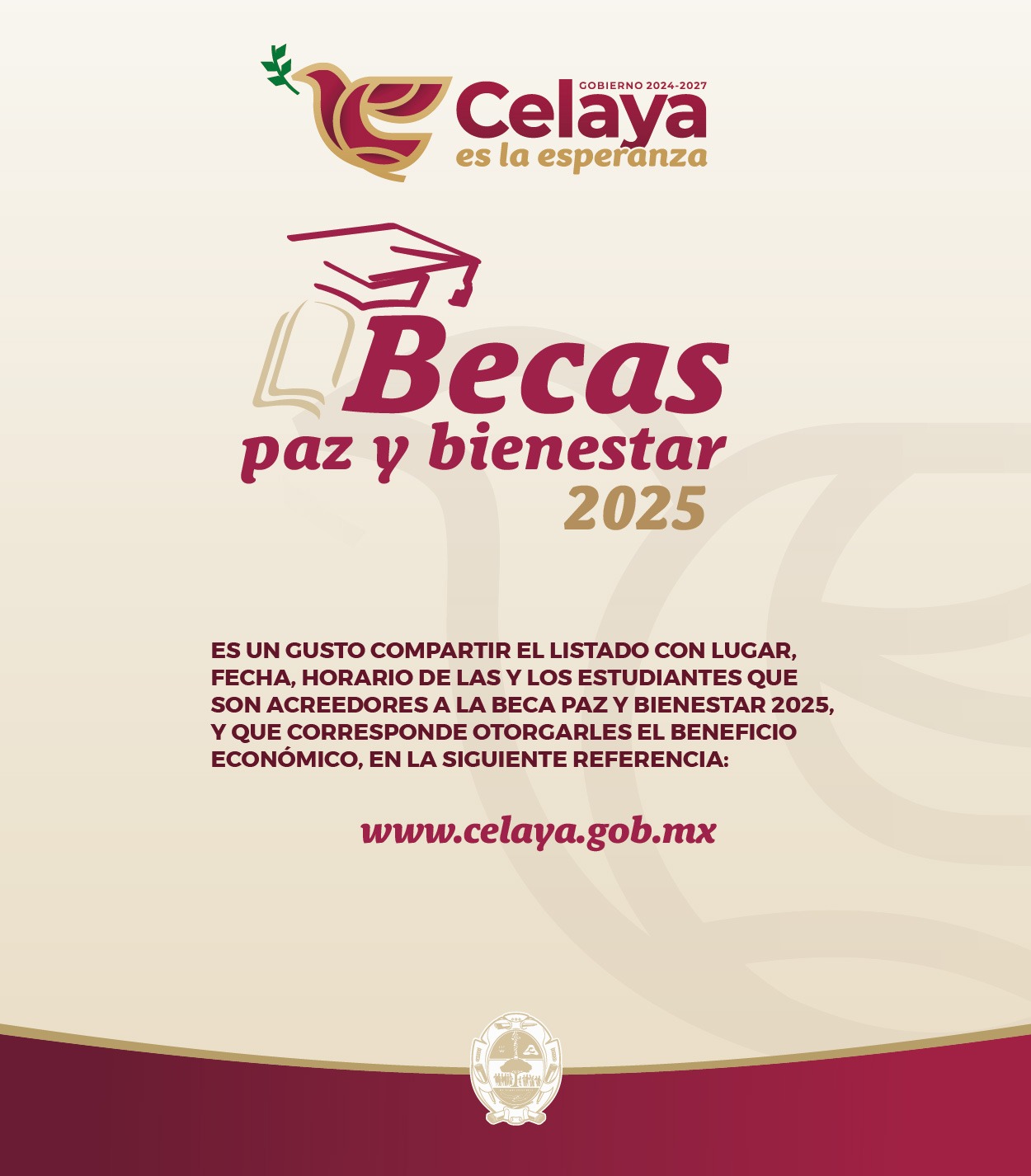 Becas paz y bienestar 2025: LISTADO