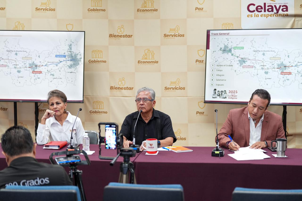 EN OCTUBRE INICIARÁN LAS OBRAS DEL TREN DE PASAJEROS, EN TERRITORIO DE CELAYA