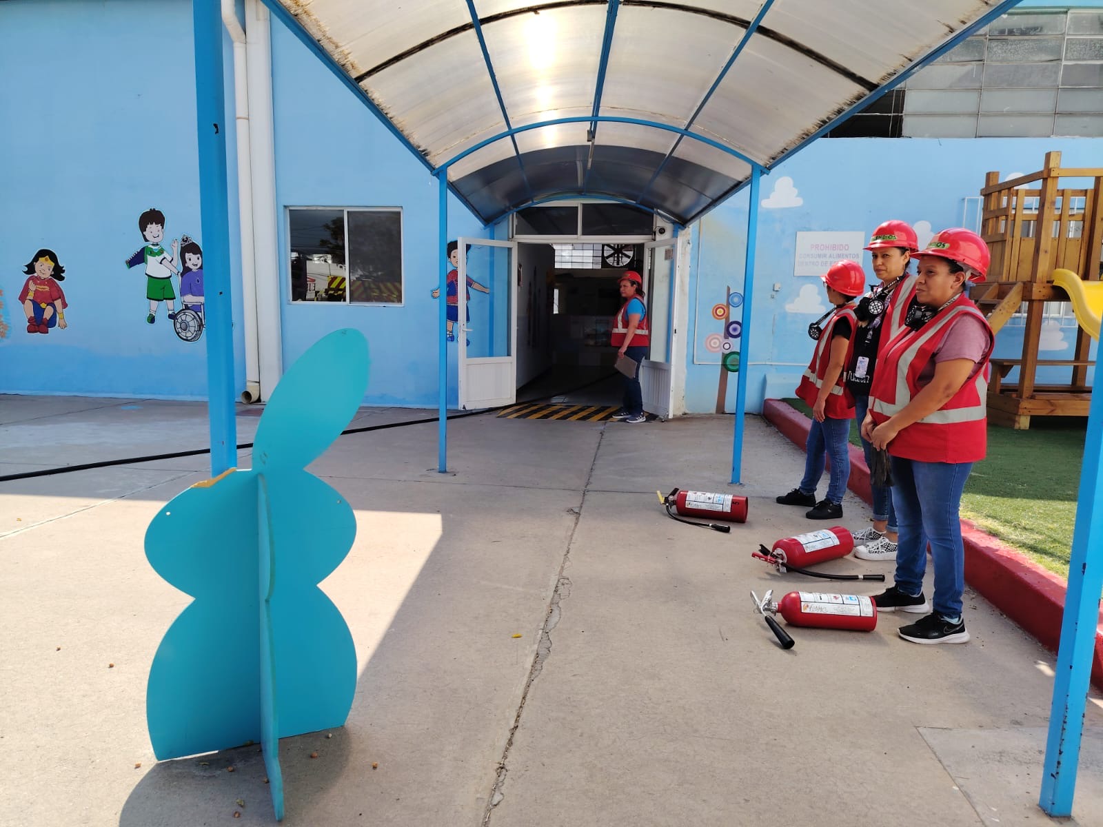 EVALUACIÓN DE Y SIMULACRO EN LA GUARDERÍA