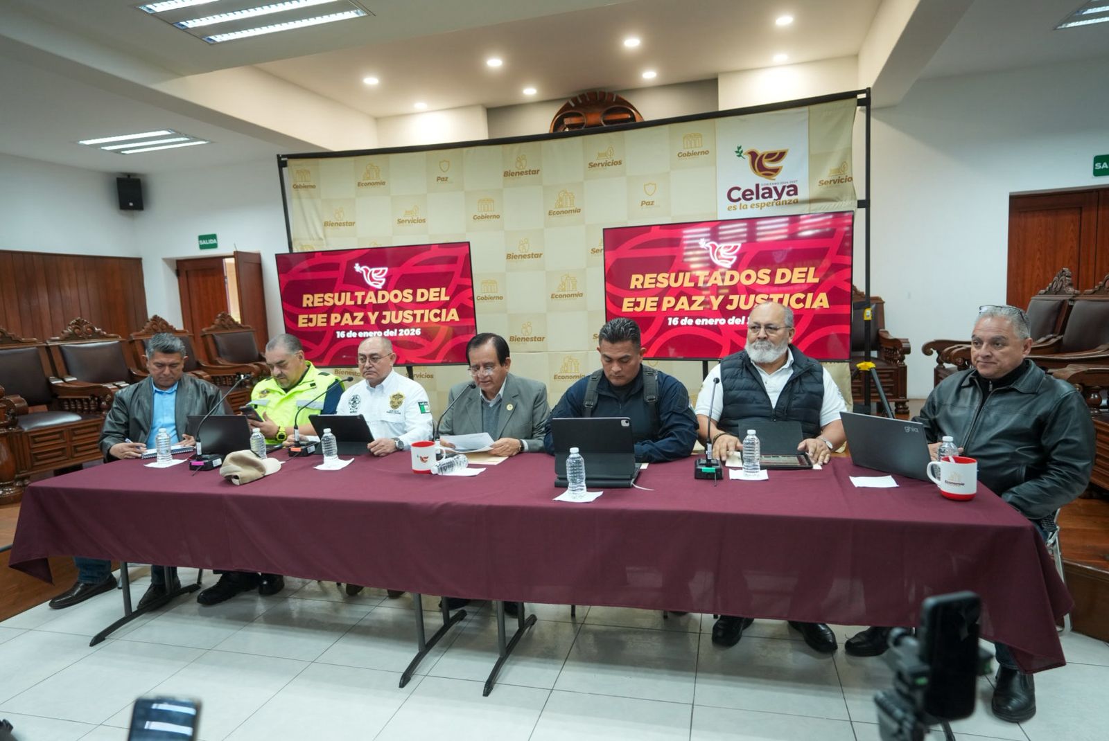 LA SSCC INFORMA DE SUS RESULTADOS SEMANALES EN MATERIA DE SEGURIDAD