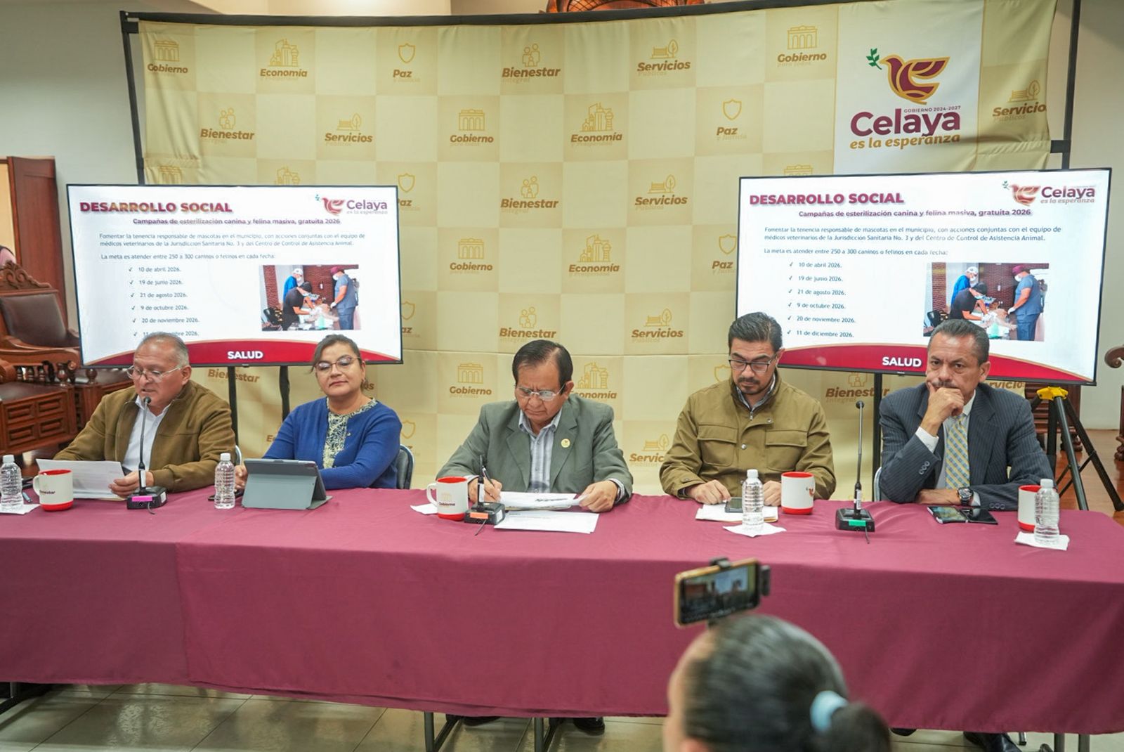 PRESENTAN CALENDARIO ANUAL DE CAMPAÑAS MASIVAS DE ESTERILIZACIÓN CANINA Y FELINA