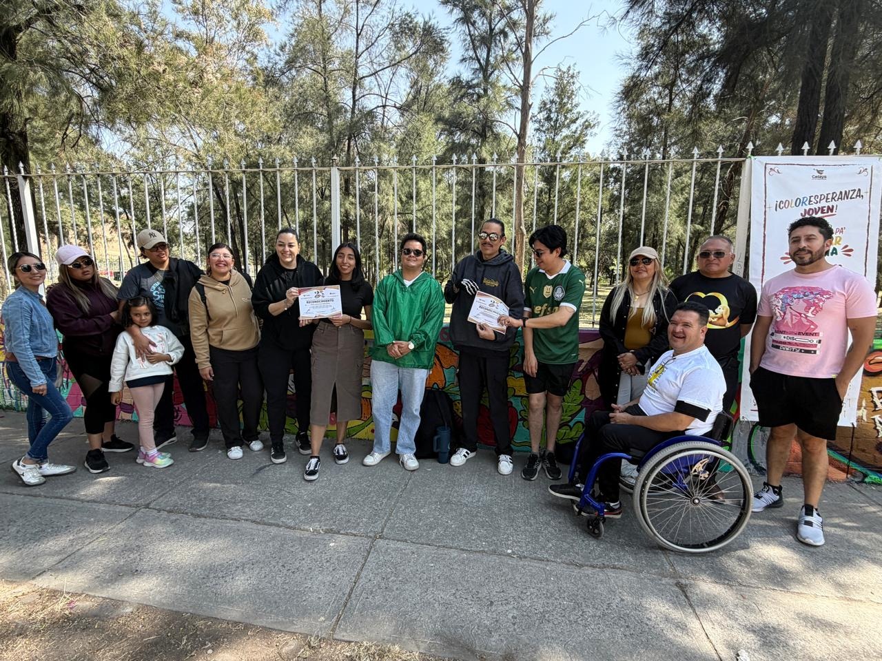 Develan murales “Raíces y Flores” en el 25 aniversario de la Segunda Sección del Parque Xochipilli
