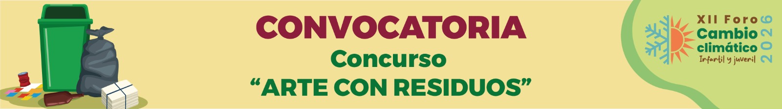 CONVOCATORIA Concurso “ARTE CON RESIDUOS”